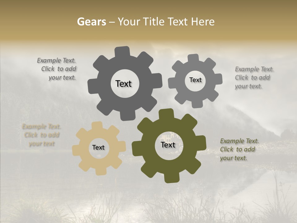 Fog Vacation Relaxation PowerPoint Template