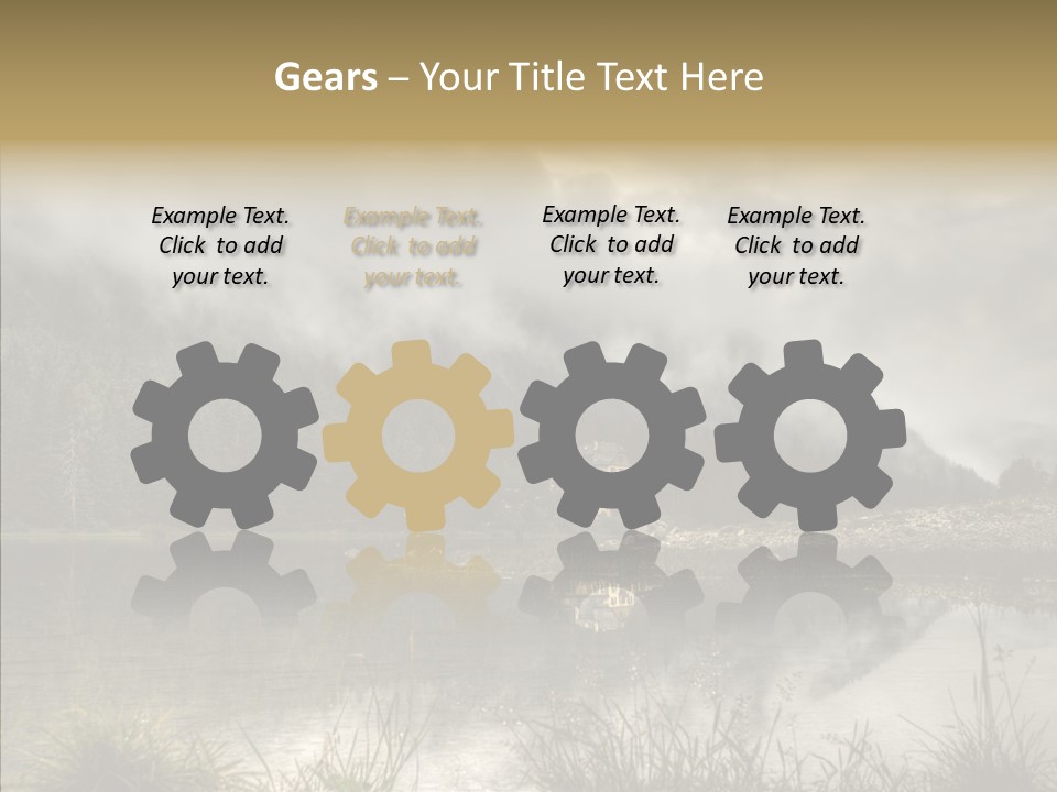 Fog Vacation Relaxation PowerPoint Template