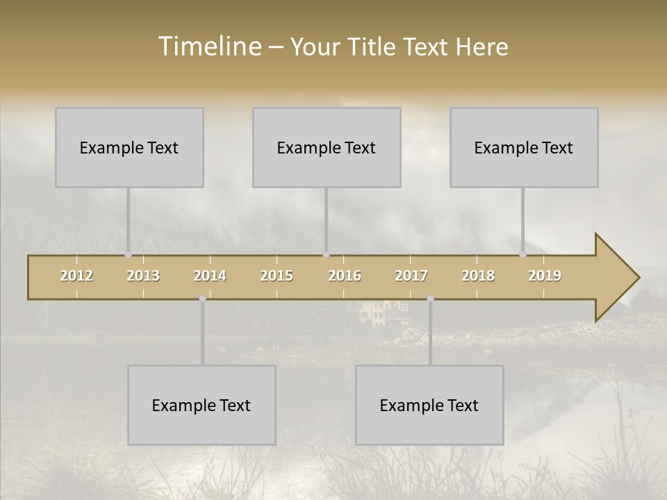 Fog Vacation Relaxation PowerPoint Template