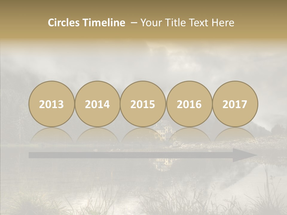 Fog Vacation Relaxation PowerPoint Template