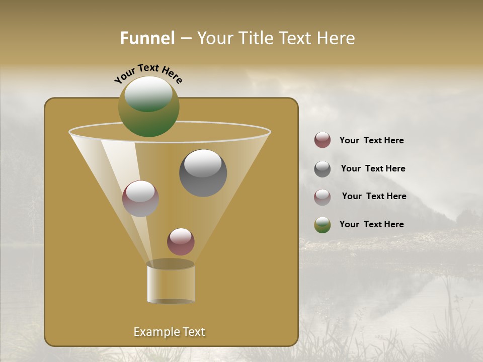 Fog Vacation Relaxation PowerPoint Template