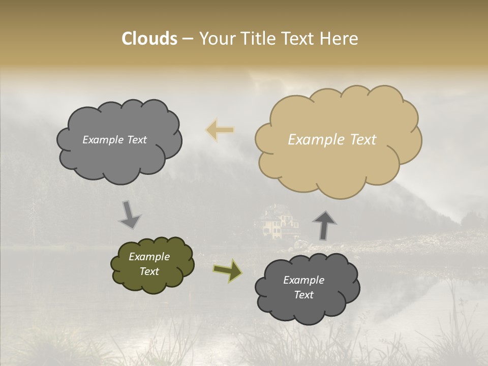 Fog Vacation Relaxation PowerPoint Template