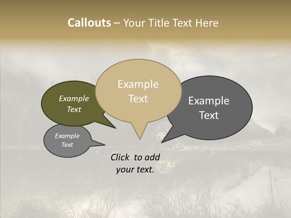 Fog Vacation Relaxation PowerPoint Template