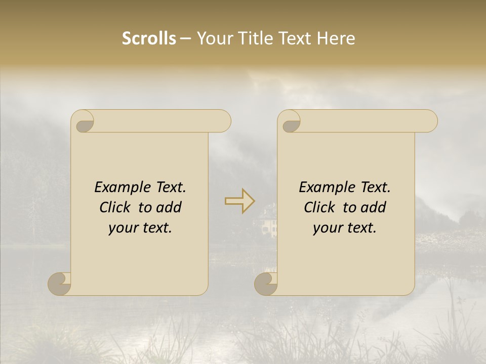 Fog Vacation Relaxation PowerPoint Template