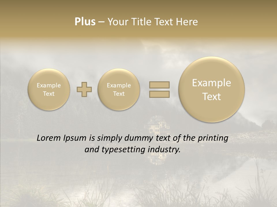 Fog Vacation Relaxation PowerPoint Template