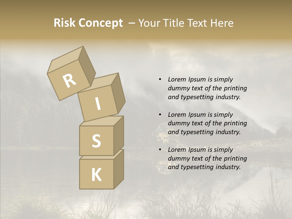 Fog Vacation Relaxation PowerPoint Template