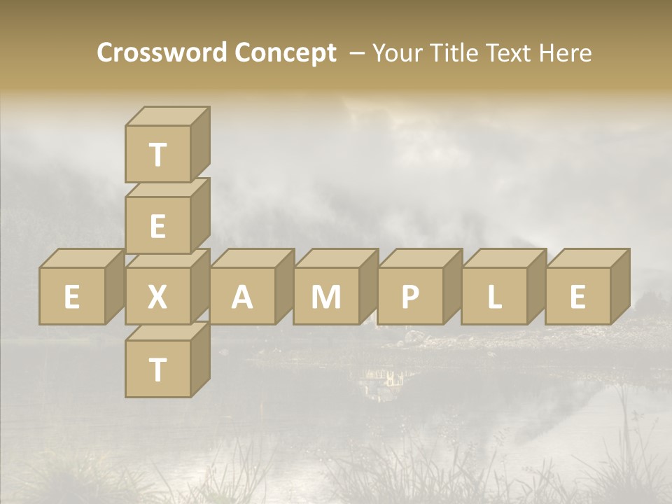 Fog Vacation Relaxation PowerPoint Template