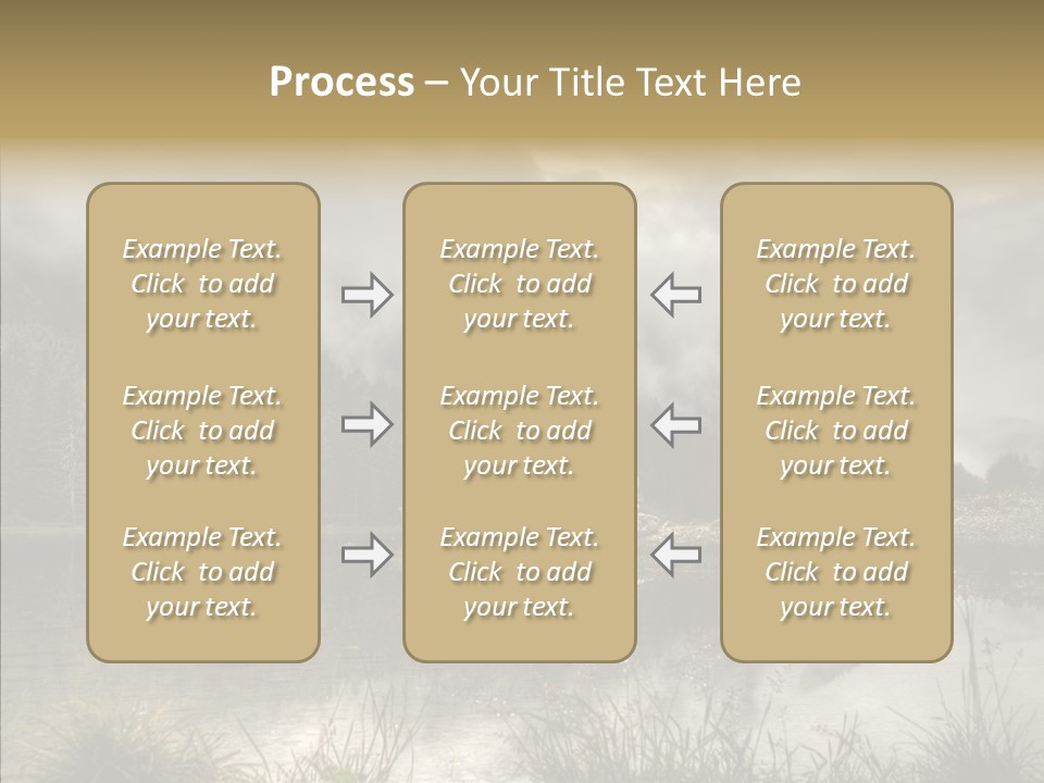 Fog Vacation Relaxation PowerPoint Template