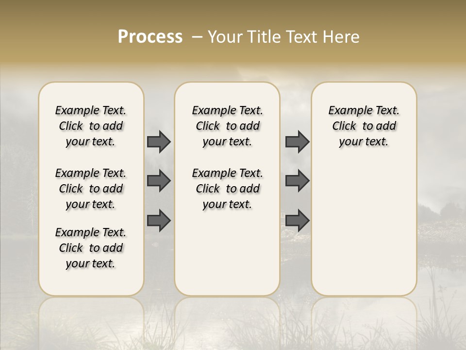 Fog Vacation Relaxation PowerPoint Template