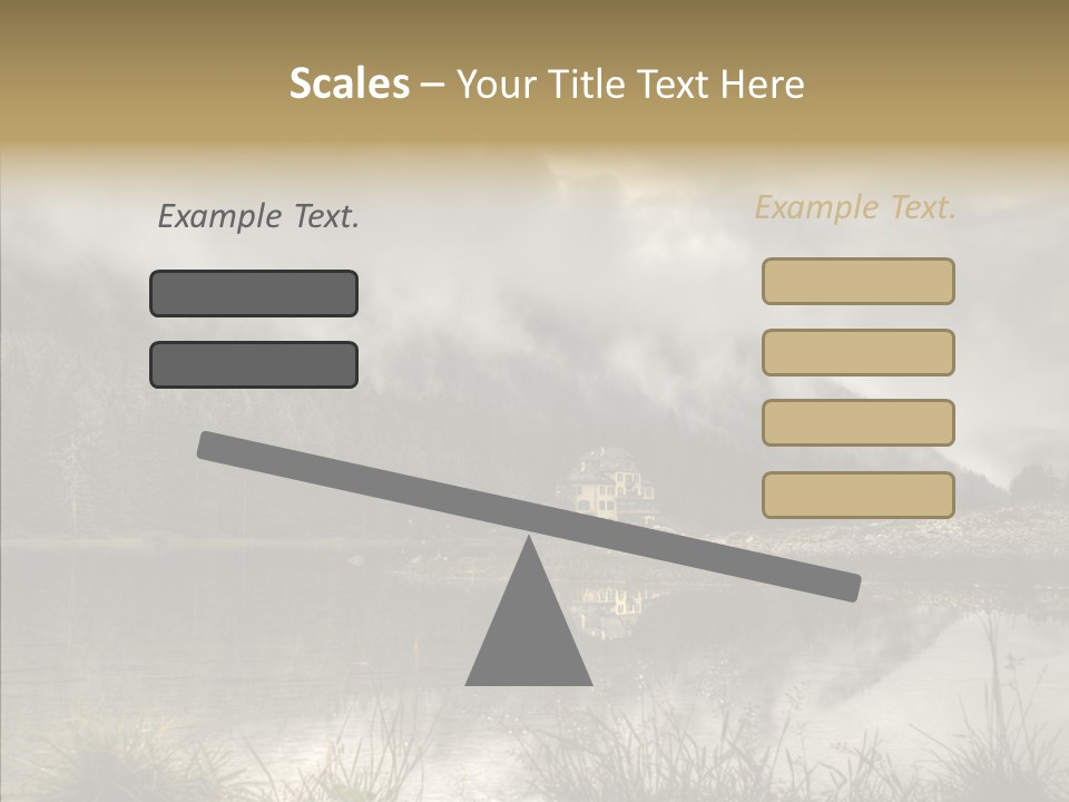Fog Vacation Relaxation PowerPoint Template