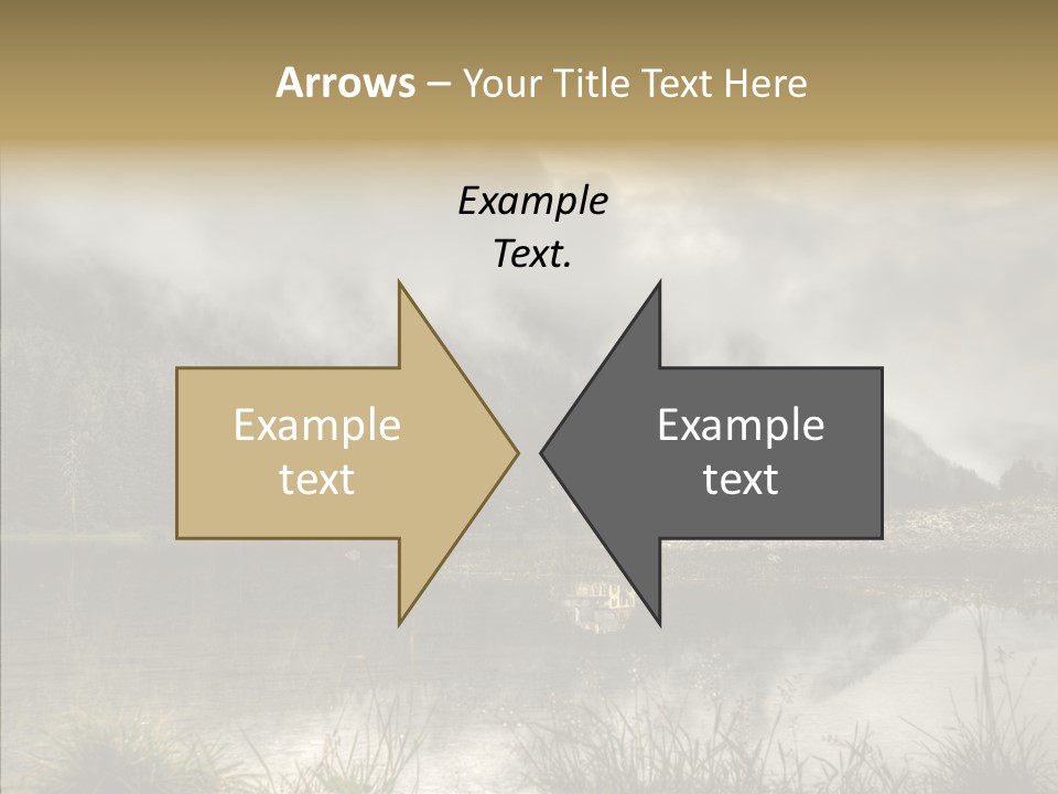 Fog Vacation Relaxation PowerPoint Template