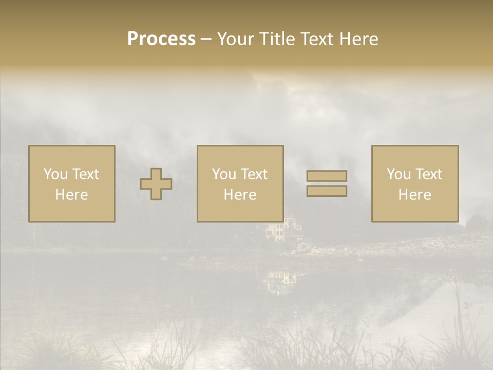 Fog Vacation Relaxation PowerPoint Template