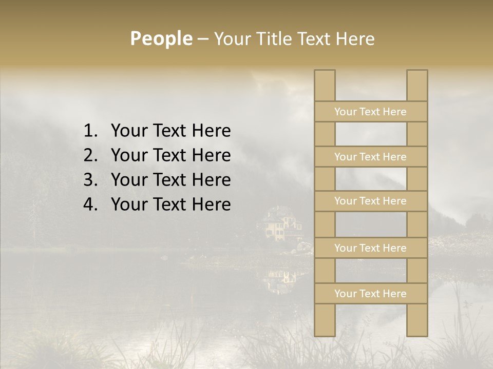 Fog Vacation Relaxation PowerPoint Template