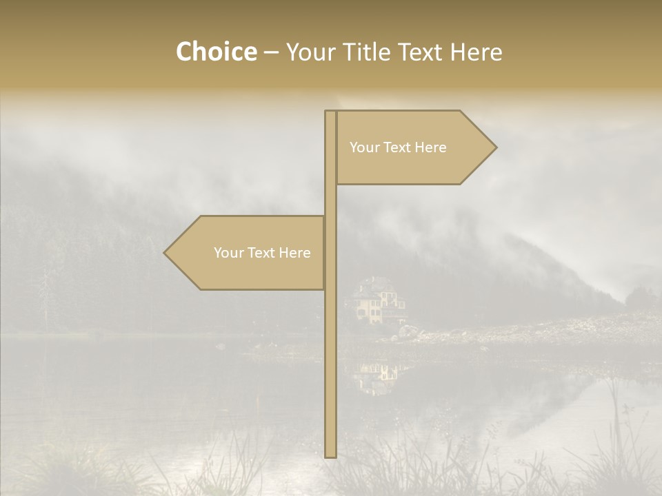 Fog Vacation Relaxation PowerPoint Template