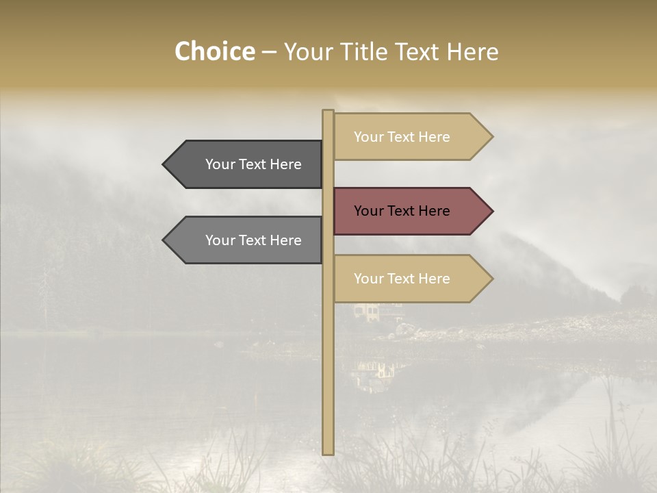 Fog Vacation Relaxation PowerPoint Template