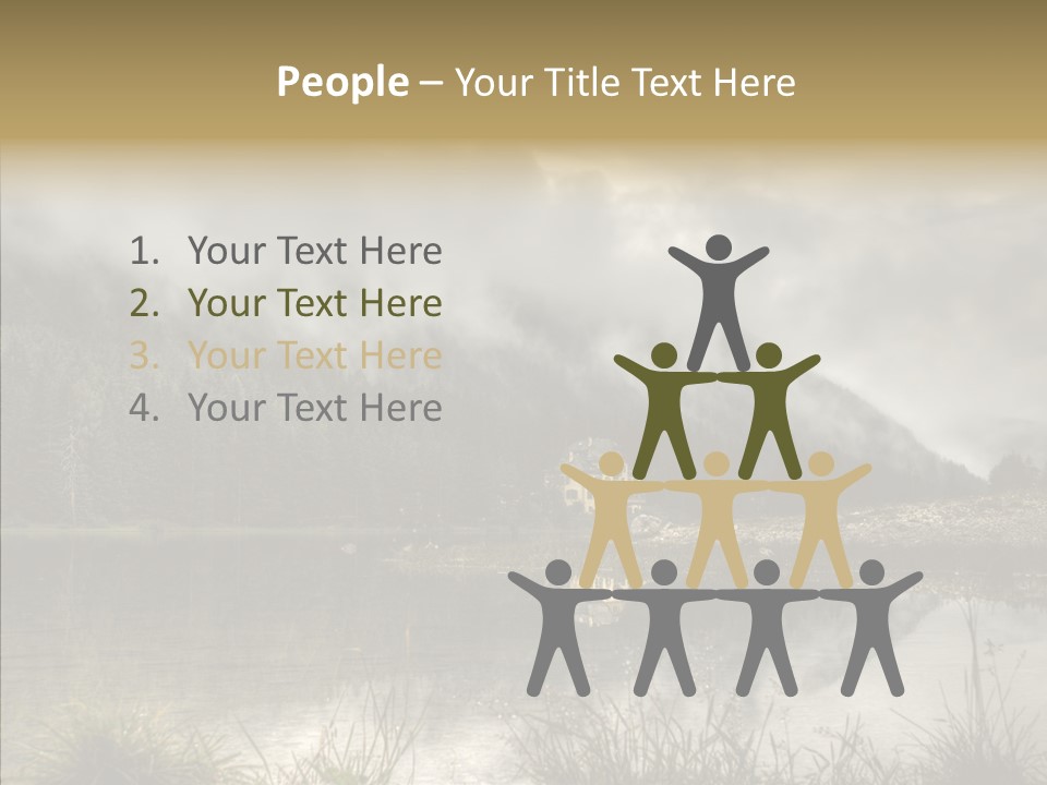 Fog Vacation Relaxation PowerPoint Template