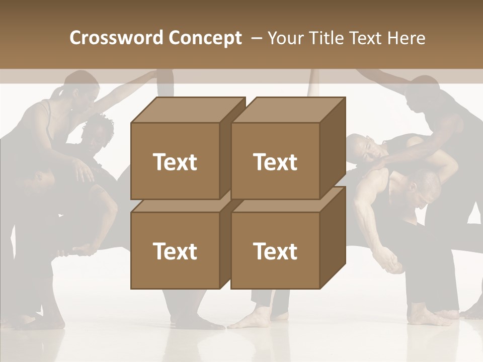 Boardroom Figure Office PowerPoint Template
