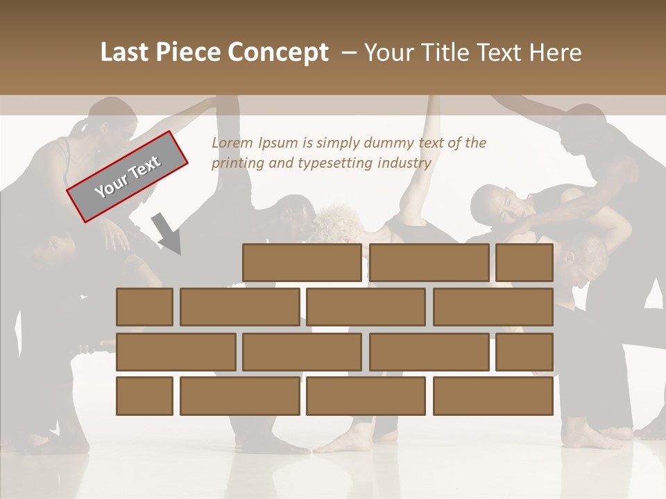 Boardroom Figure Office PowerPoint Template