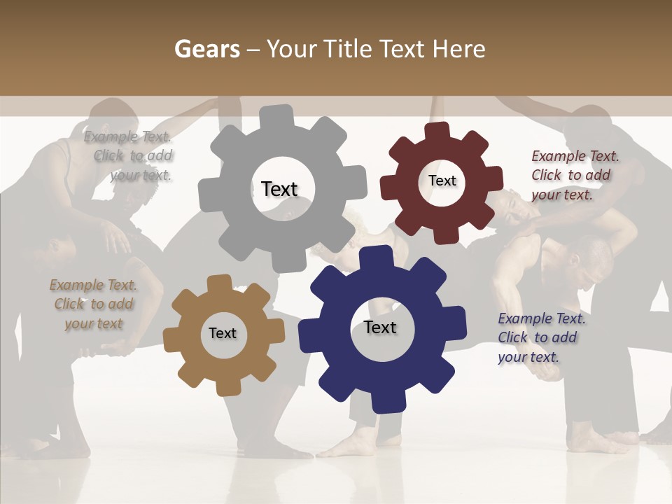 Boardroom Figure Office PowerPoint Template