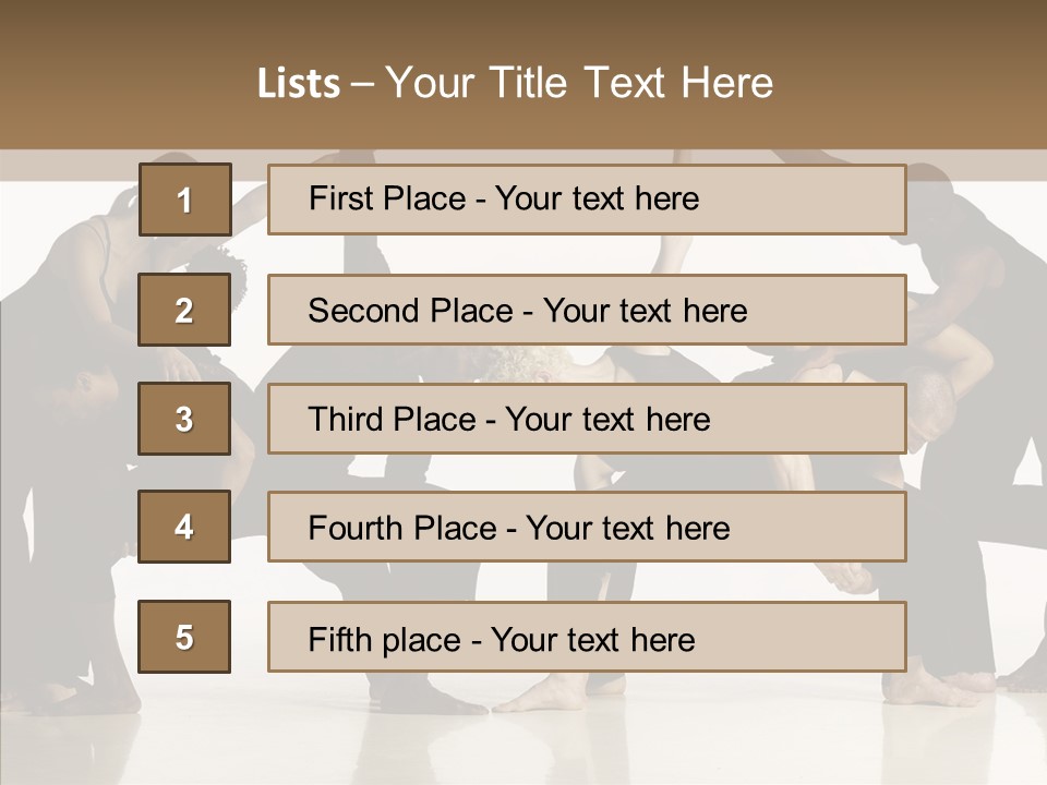 Boardroom Figure Office PowerPoint Template