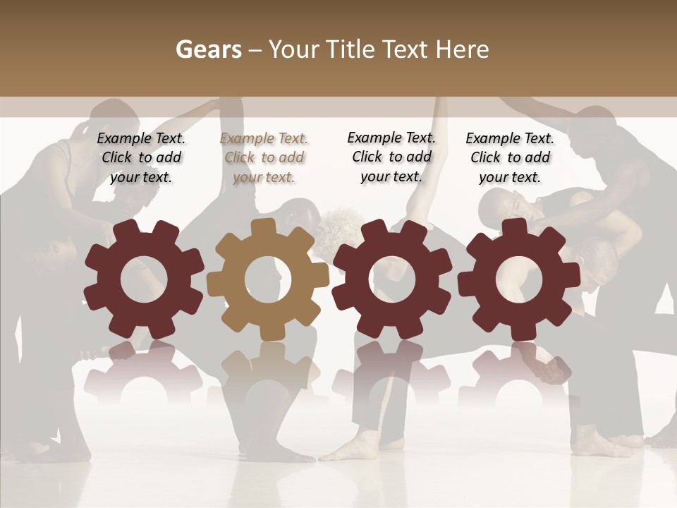 Boardroom Figure Office PowerPoint Template