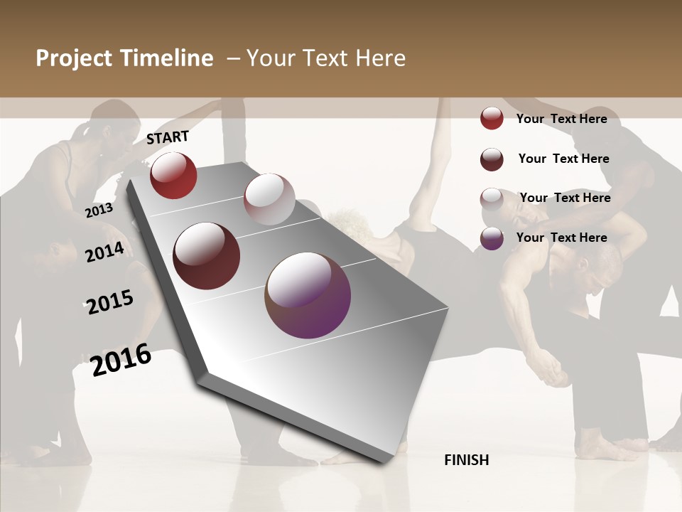 Boardroom Figure Office PowerPoint Template