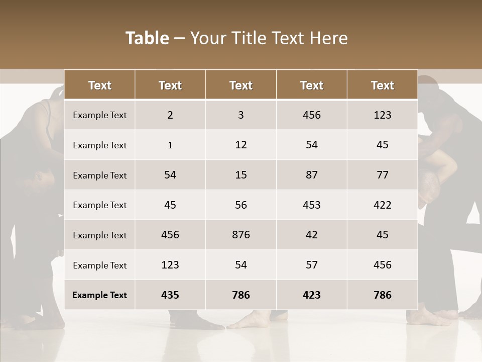 Boardroom Figure Office PowerPoint Template