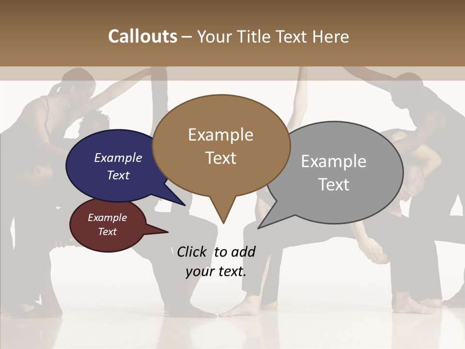 Boardroom Figure Office PowerPoint Template