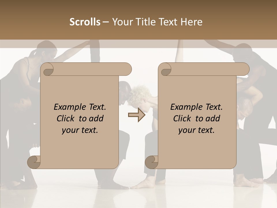 Boardroom Figure Office PowerPoint Template