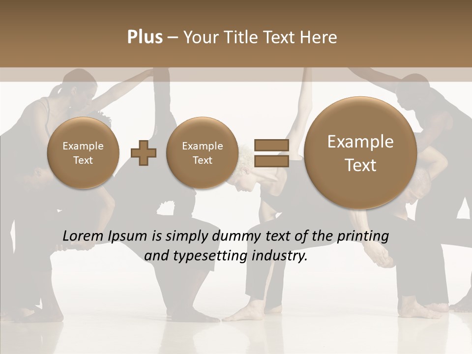 Boardroom Figure Office PowerPoint Template