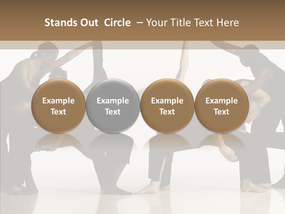 Boardroom Figure Office PowerPoint Template