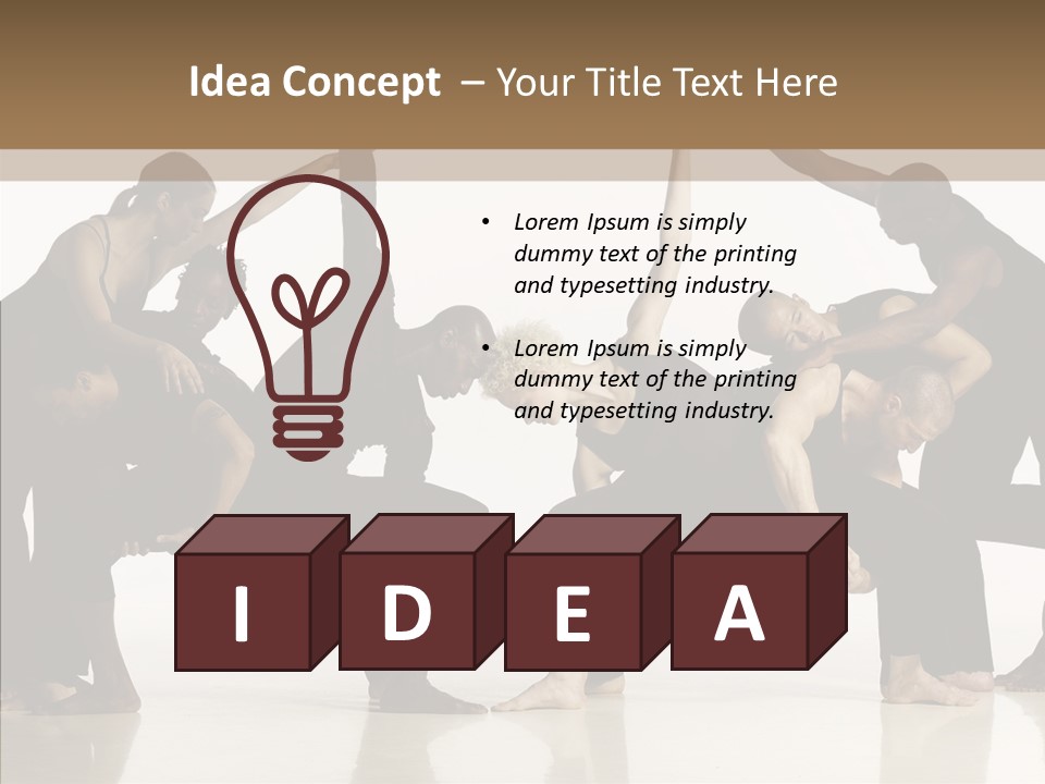 Boardroom Figure Office PowerPoint Template