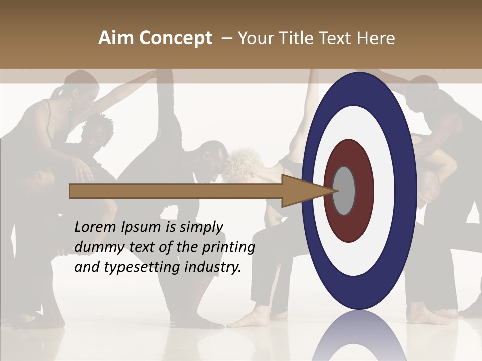 Boardroom Figure Office PowerPoint Template