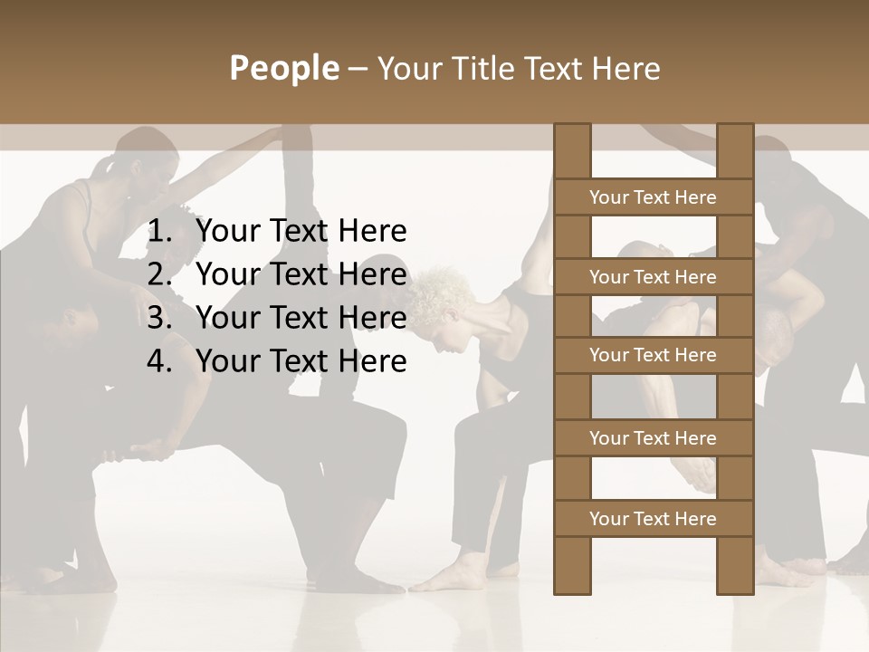 Boardroom Figure Office PowerPoint Template