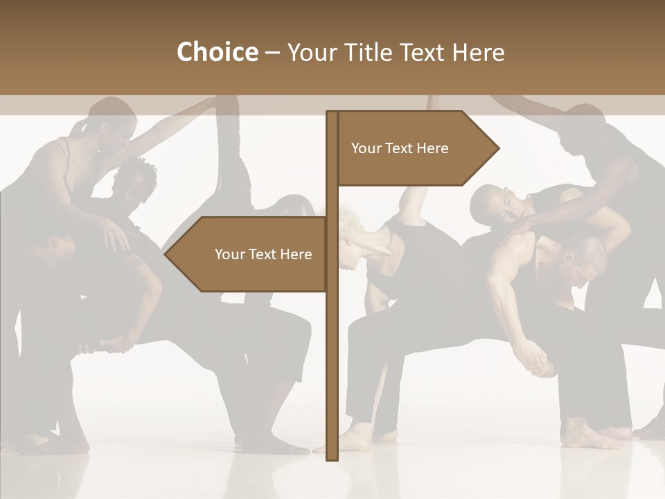 Boardroom Figure Office PowerPoint Template