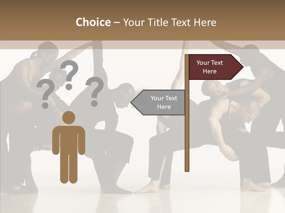 Boardroom Figure Office PowerPoint Template