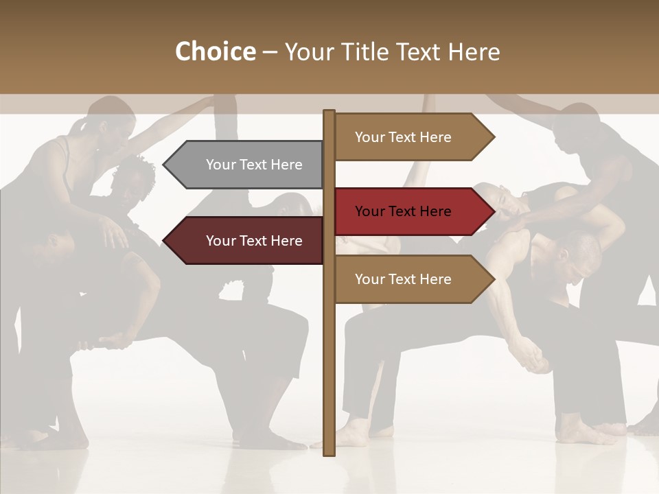 Boardroom Figure Office PowerPoint Template