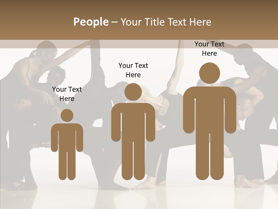 Boardroom Figure Office PowerPoint Template