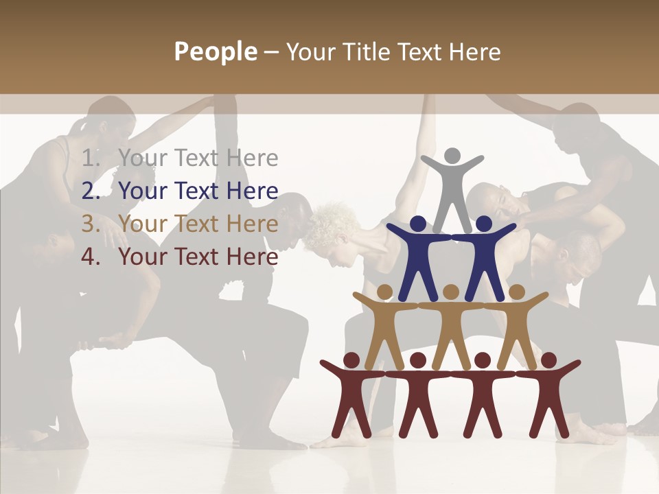 Boardroom Figure Office PowerPoint Template