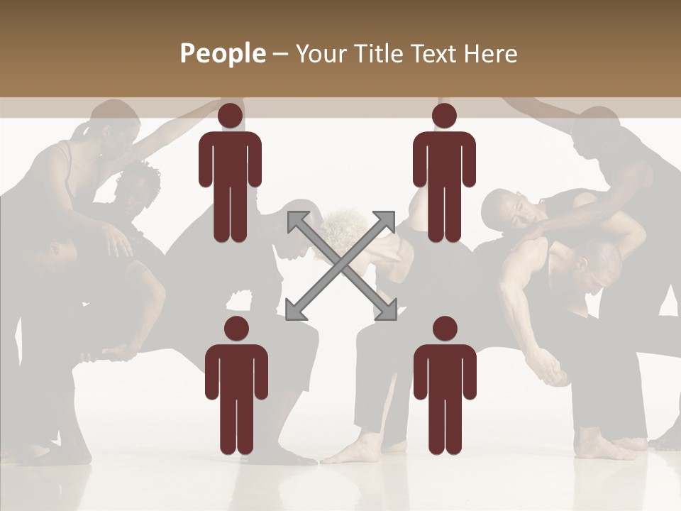 Boardroom Figure Office PowerPoint Template