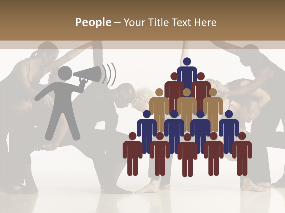 Boardroom Figure Office PowerPoint Template