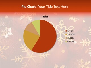 Holidays Xmas Golden PowerPoint Template