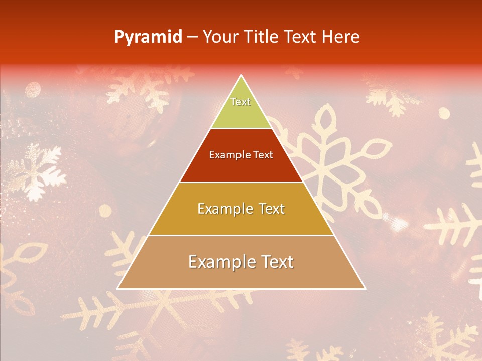 Holidays Xmas Golden PowerPoint Template