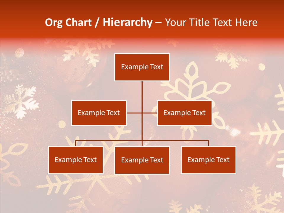 Holidays Xmas Golden PowerPoint Template