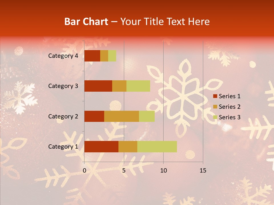 Holidays Xmas Golden PowerPoint Template