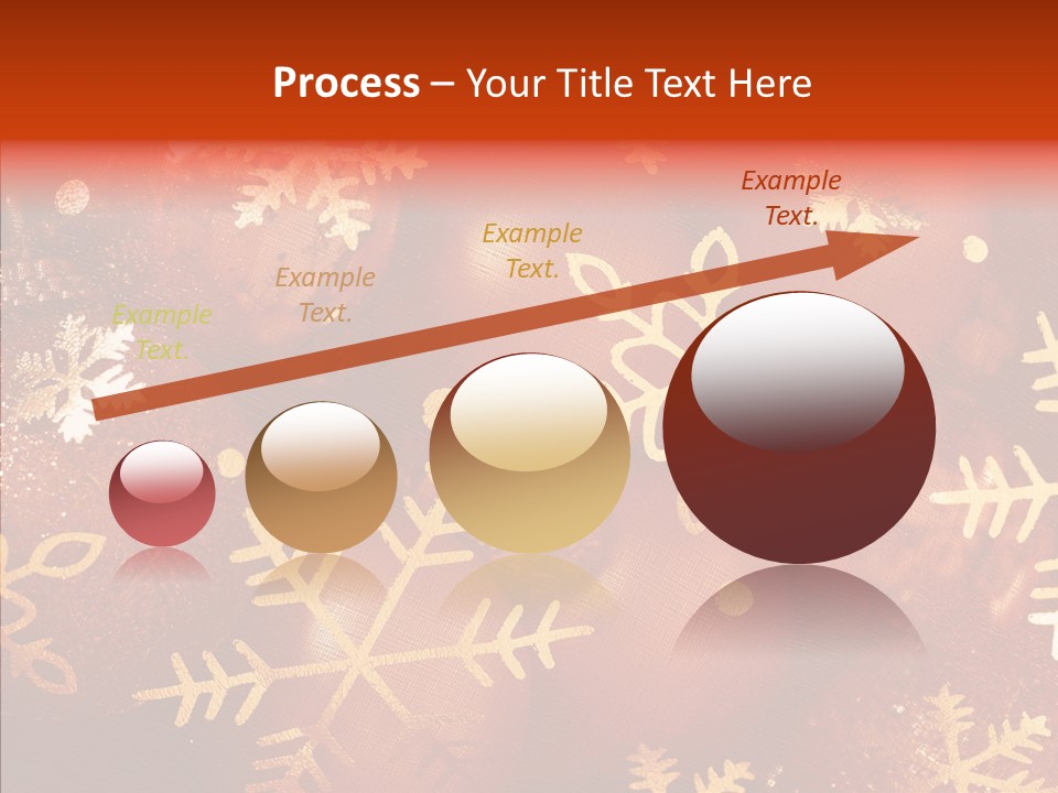 Holidays Xmas Golden PowerPoint Template