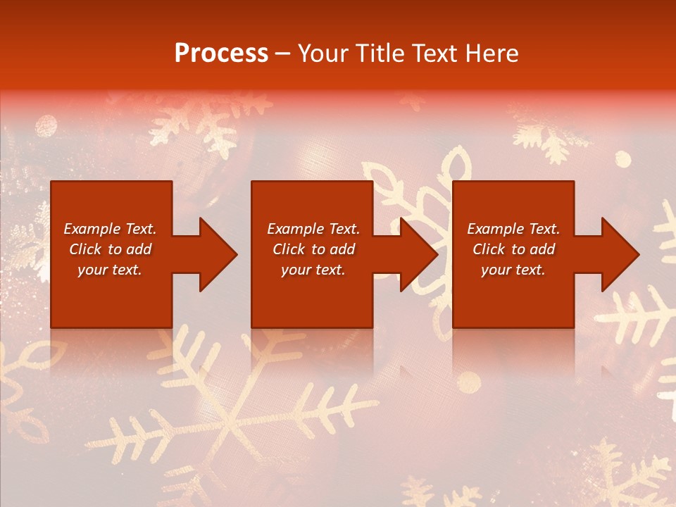 Holidays Xmas Golden PowerPoint Template