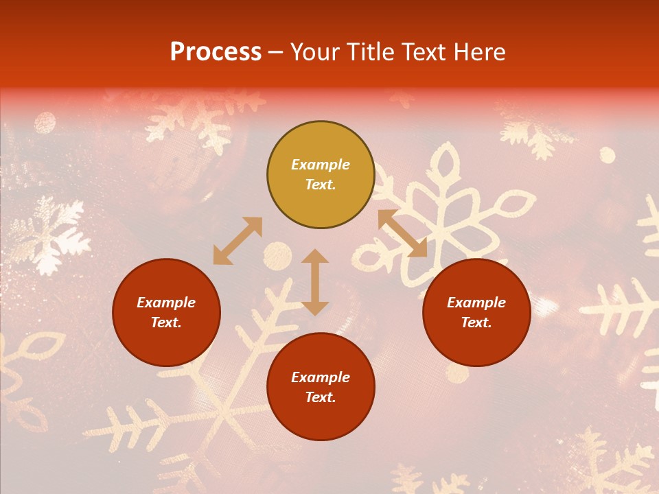 Holidays Xmas Golden PowerPoint Template