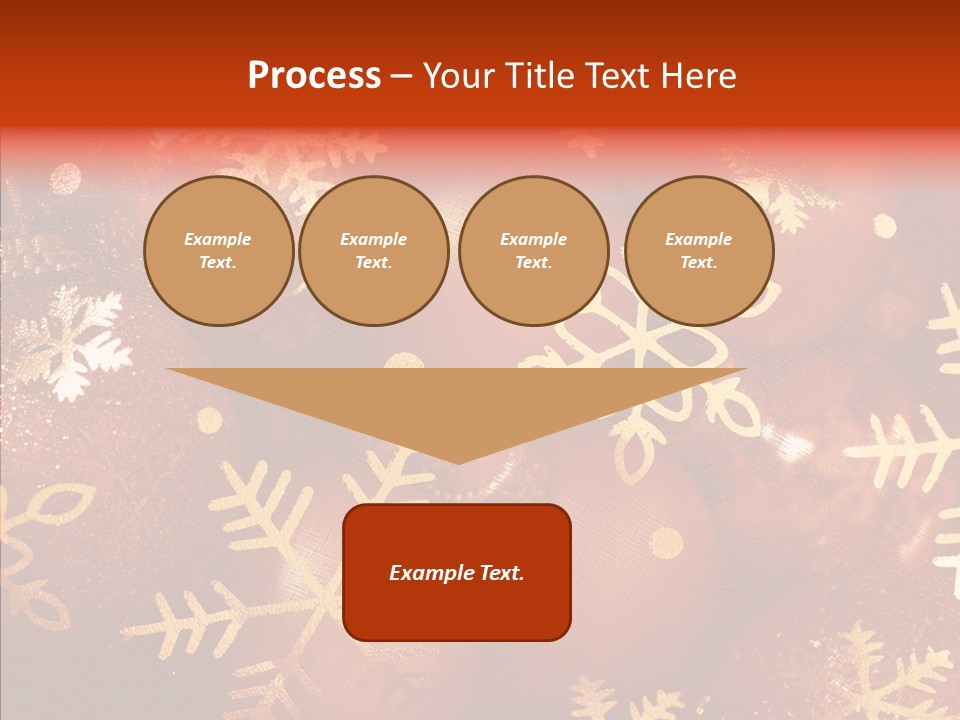 Holidays Xmas Golden PowerPoint Template