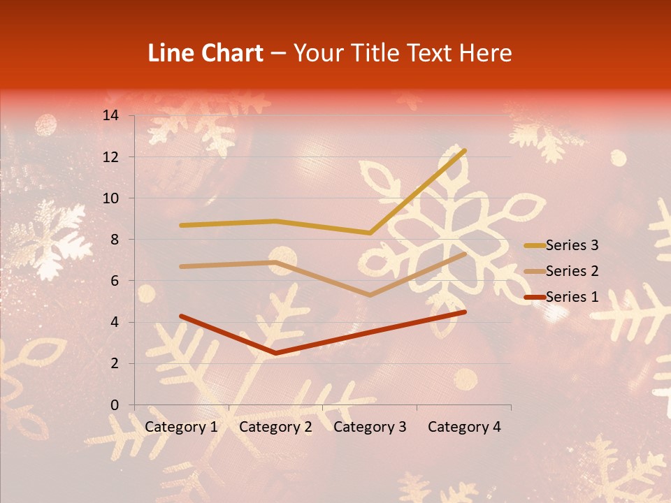 Holidays Xmas Golden PowerPoint Template
